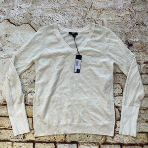 $178 Diesel Women’s M-Fixit Pullover Sweatshirt In Ivory Size M